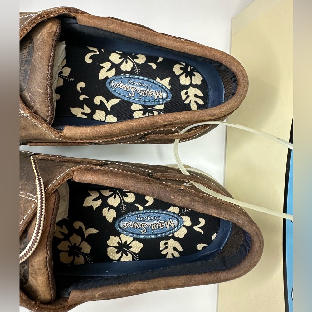 Maui Surf Men’s Loafer Dark Brown Shoes - size 11 - Picture 9 of 11